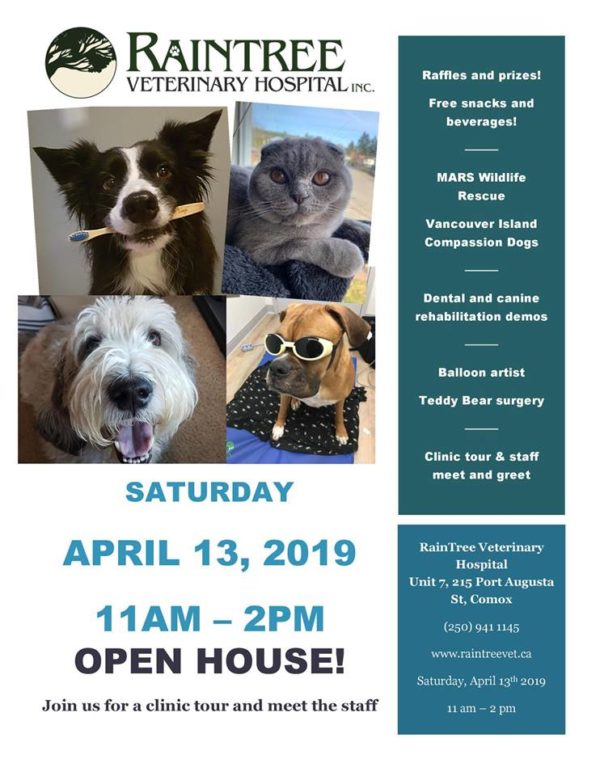 RainTree Veterinary Hospital OPEN HOUSE! Wellnessnews